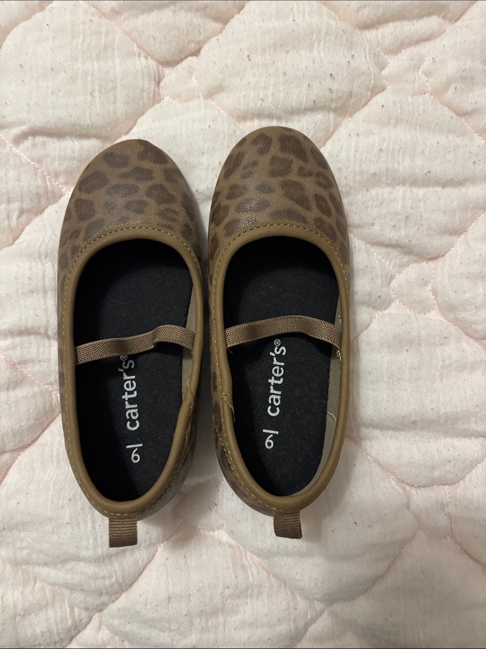 Carter's Girls Brown Leopard flats